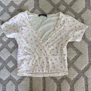 Brandy Melville Floral Amara Top